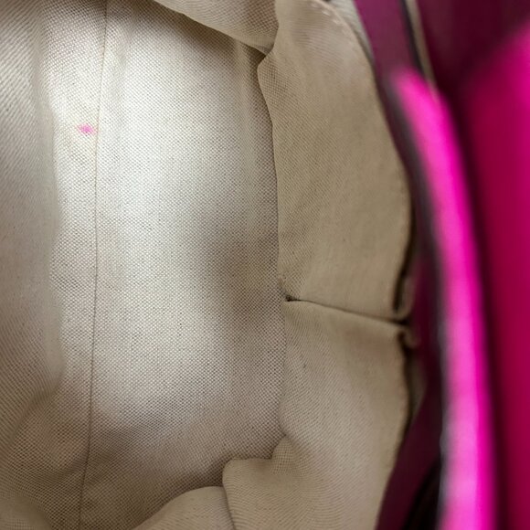 Gucci Pink Bamboo Shopper Leather Satchel - Picture 8 of 16